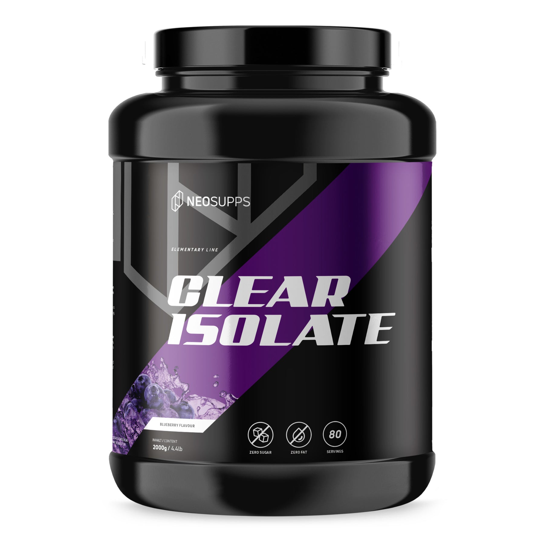 Clear Isolate - Blueberry 2000g