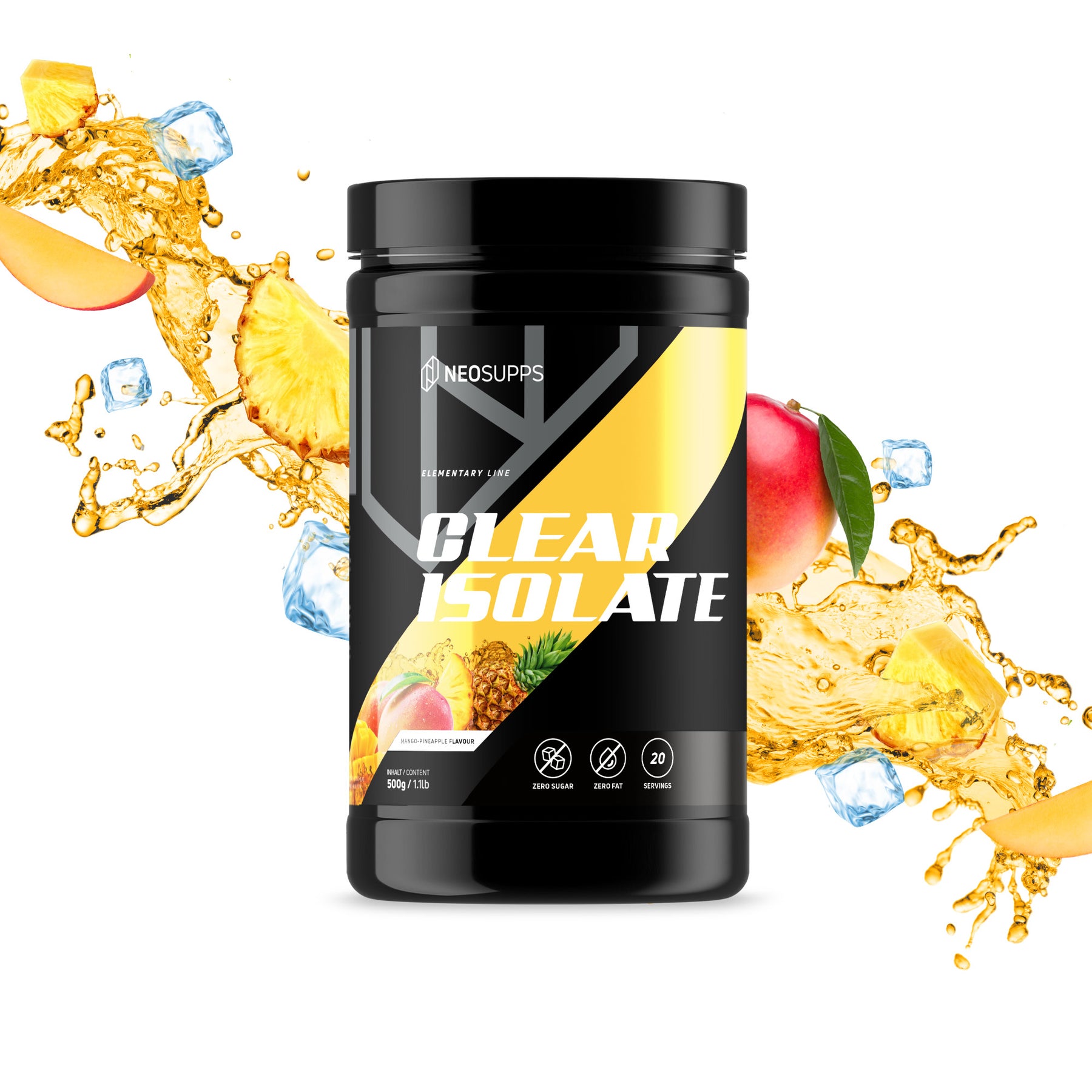 Clear Isolate - Mango-Pineapple 500g