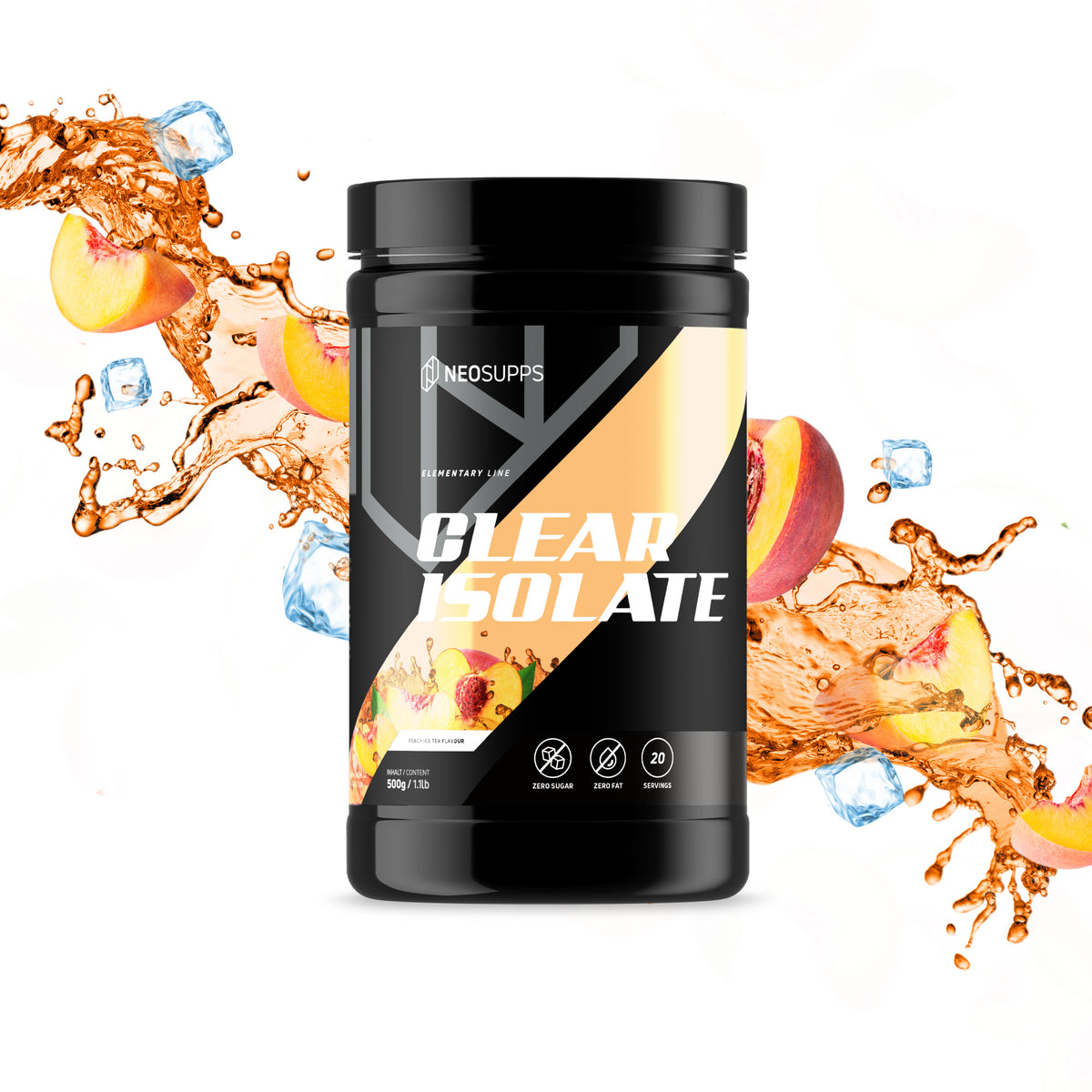 Clear Isolate - Peach Ice Tea 500g