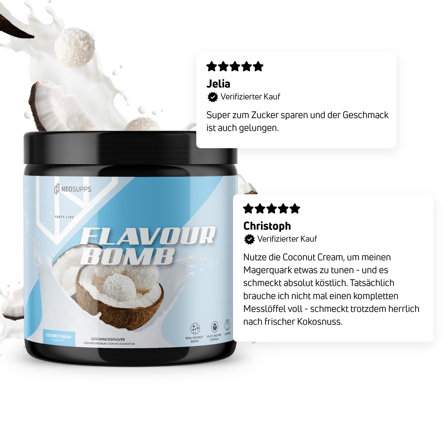 Flavour Bomb - Coconut Cream, 250g