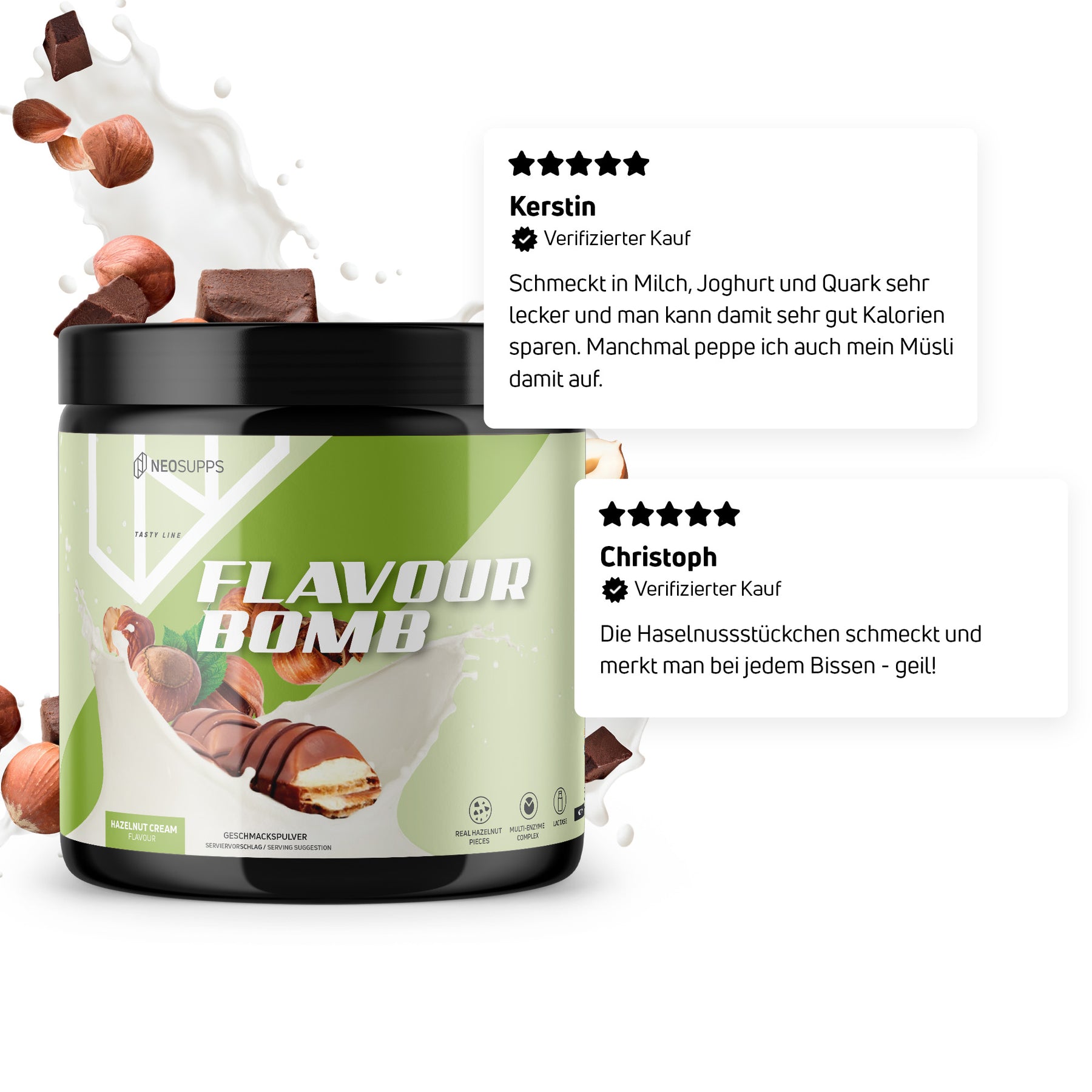 Flavour Bomb - Hazelnut Cream, 250g