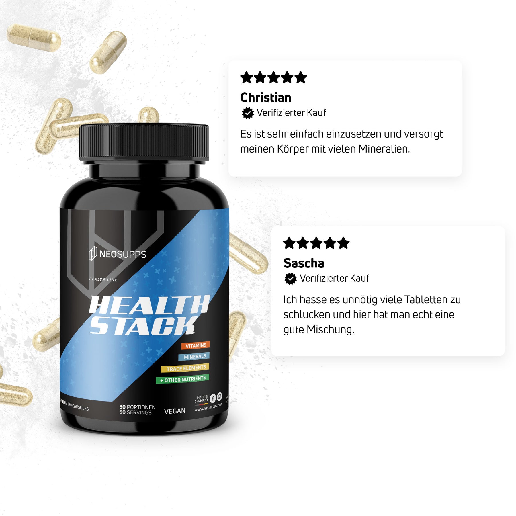 Health Stack - 180 Kapseln