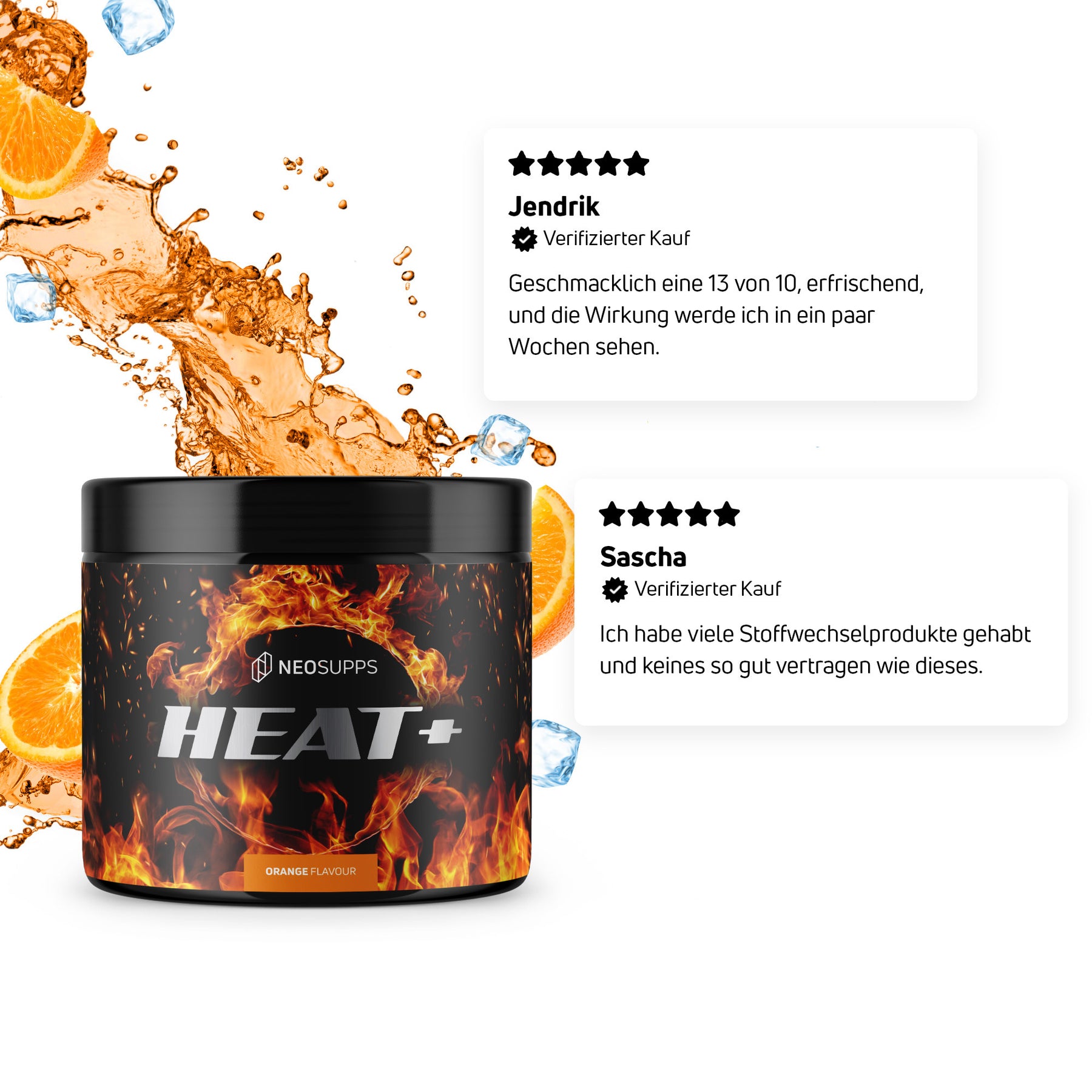 Heat+ - Orange, 240g