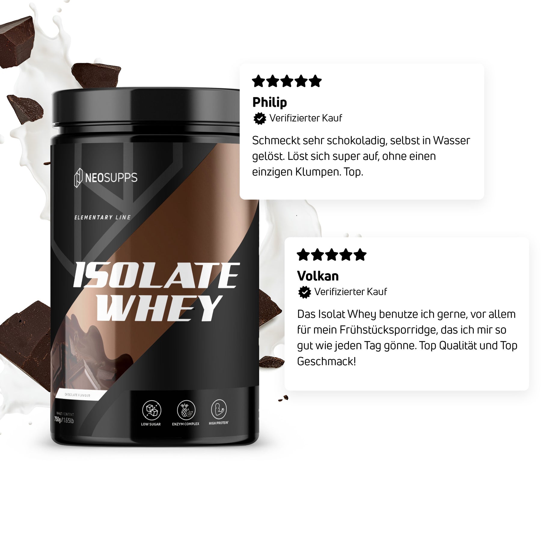 Isolate Whey - Chocolate 750g
