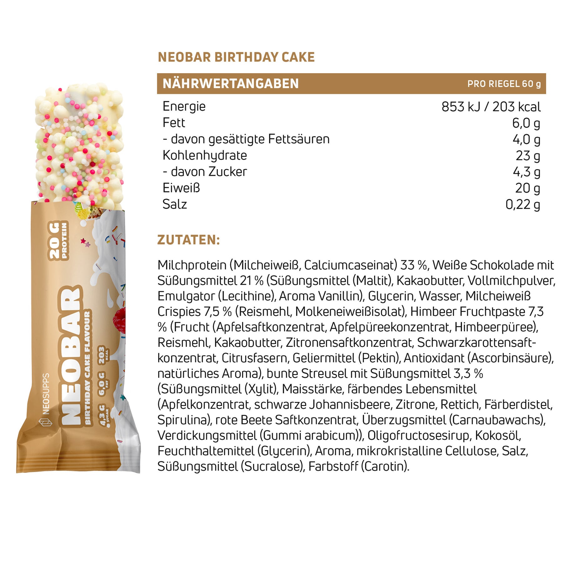 NEOBAR - Birthday Cake (Limited Edition)