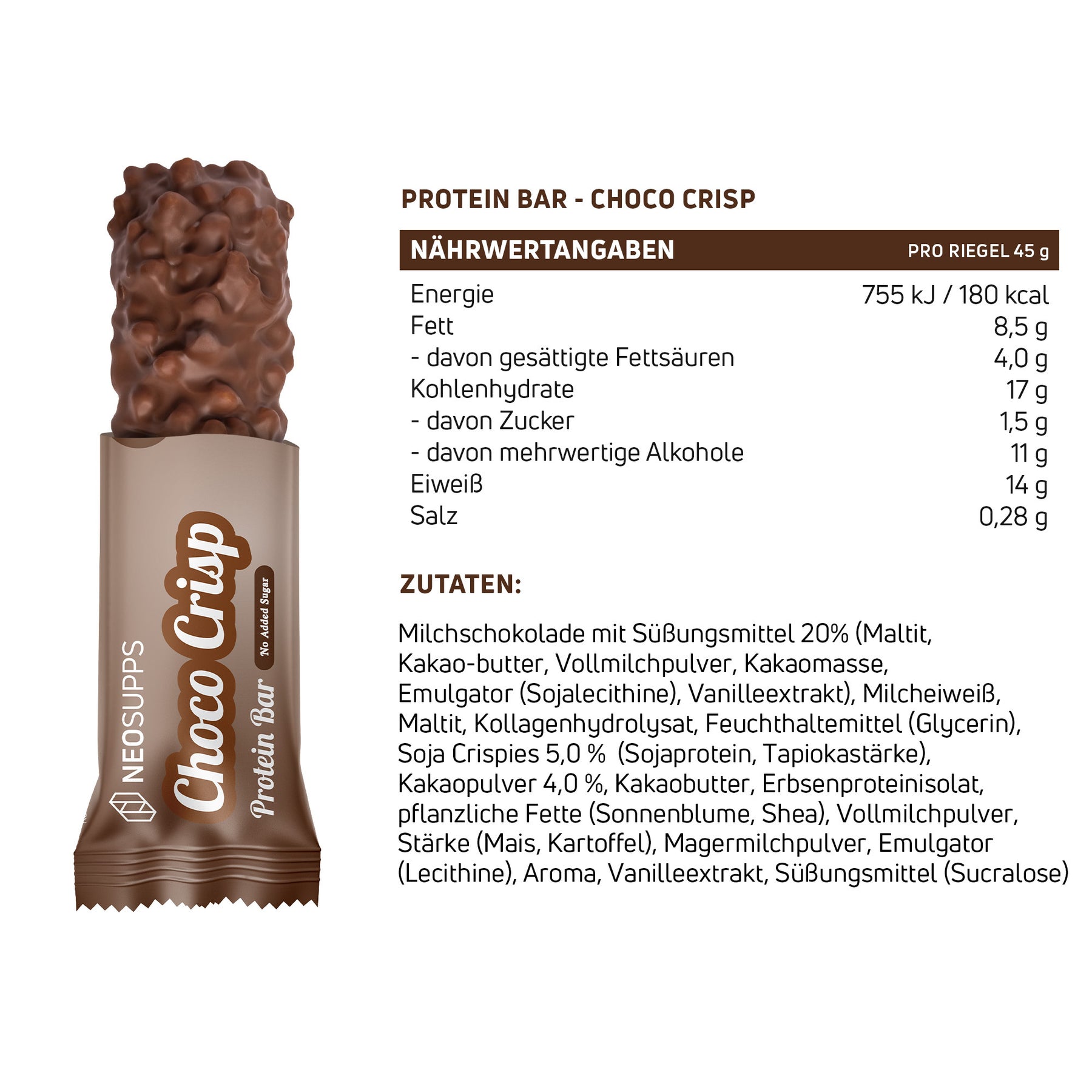 Protein Bar - Choco Crisp
