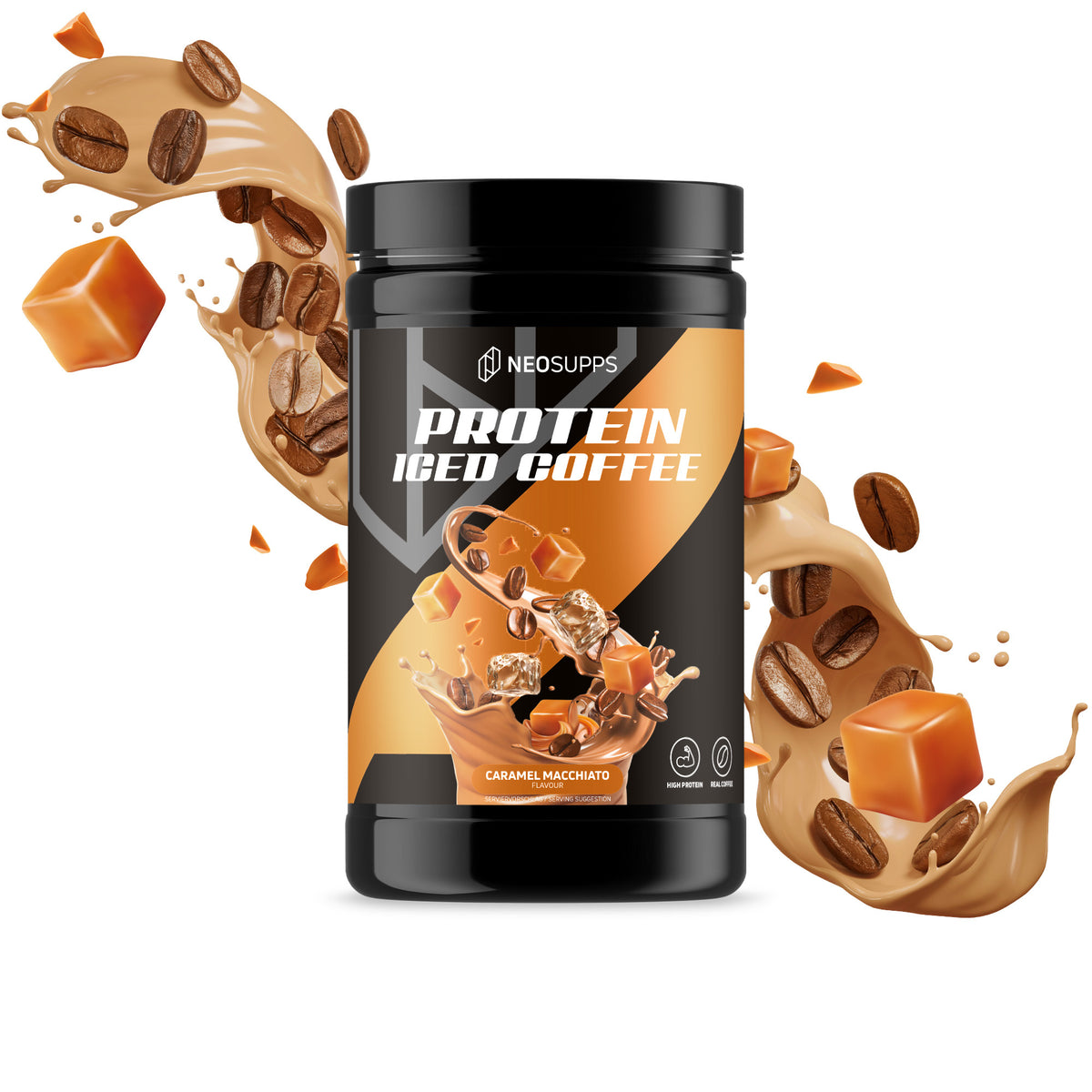 Protein Iced Coffee - Caramel Macchiato, 500g