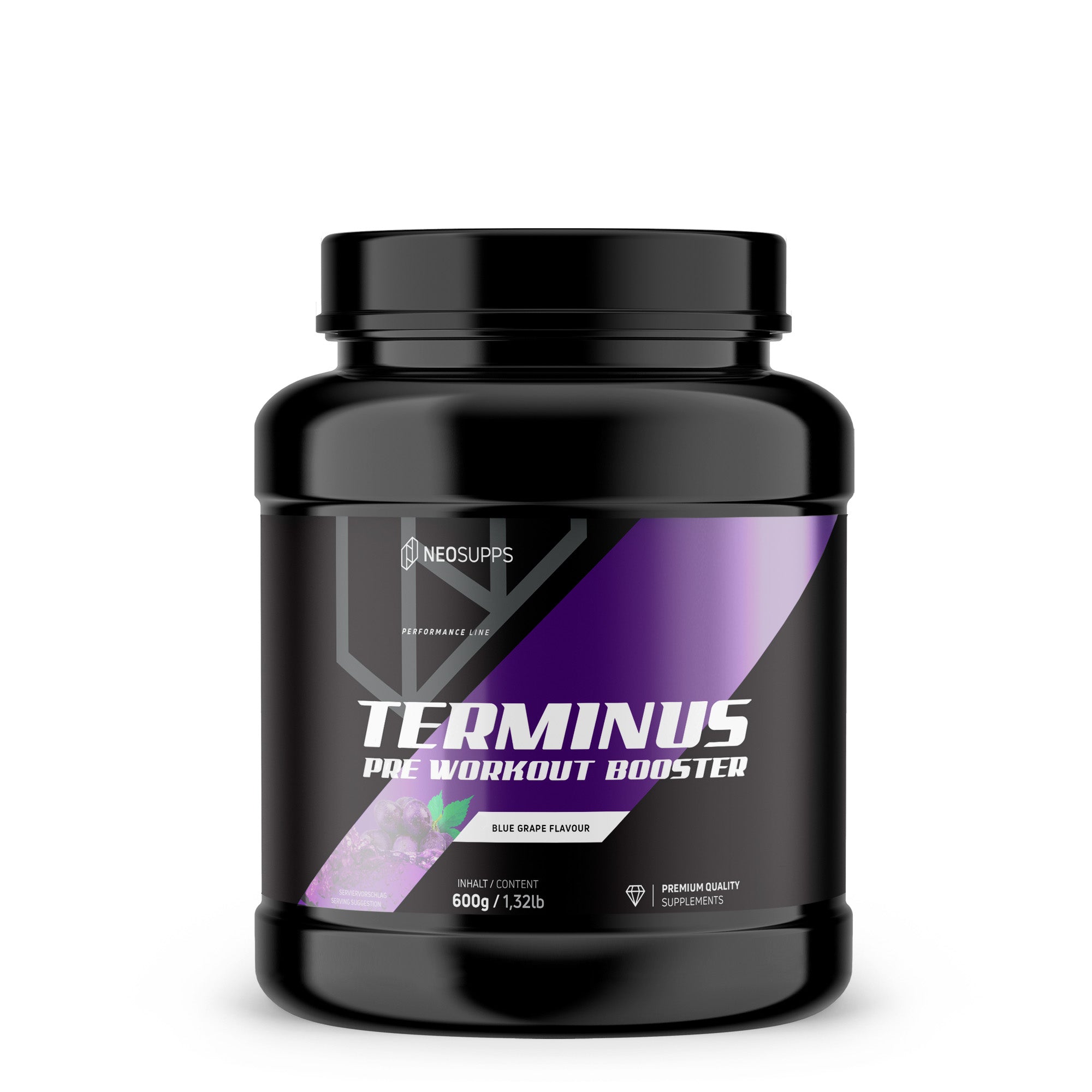 Terminus Booster - Blue Grape, 600g – Neosupps: Premium-Supplemente für  Top-Performance