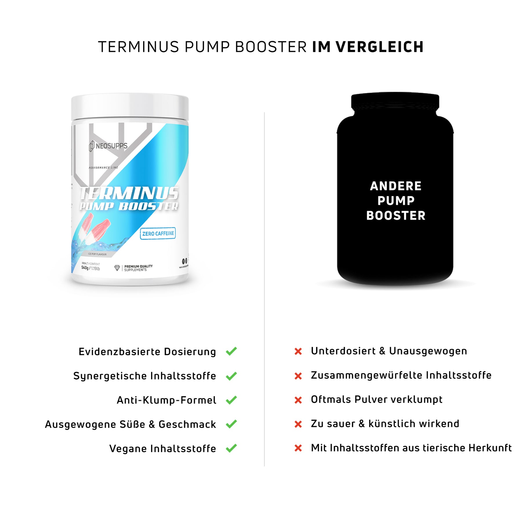 Terminus PUMP - Ice Pop, 540g