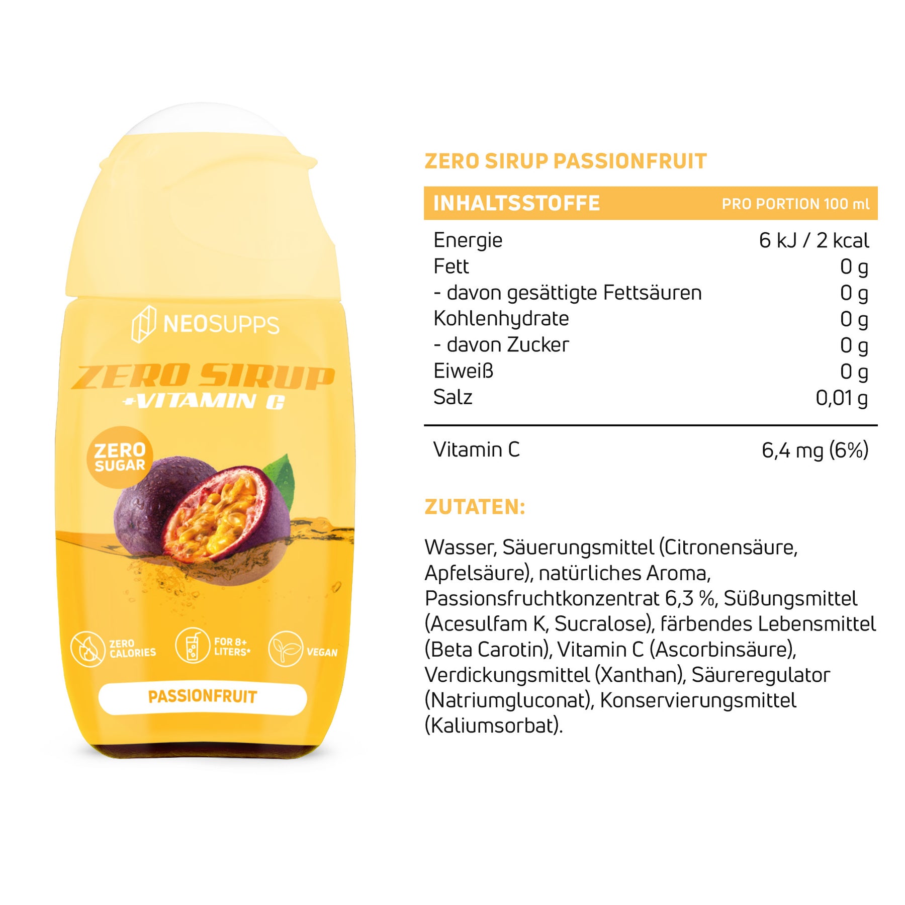 Zero Sirup - Passionfruit