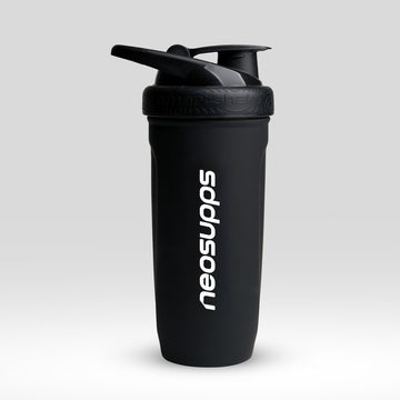 Neosupps Steel Shaker 700ml - Schwarz