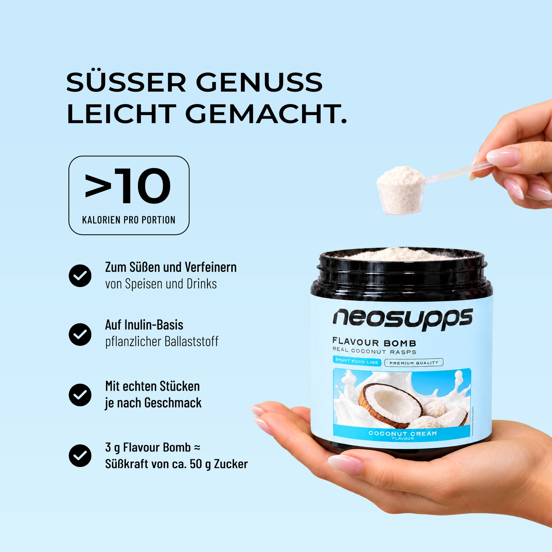 Flavour Bomb - Coconut Cream, 250g