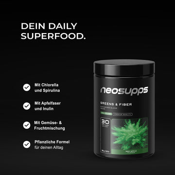 Greens & Fiber - Red Apple, 390g