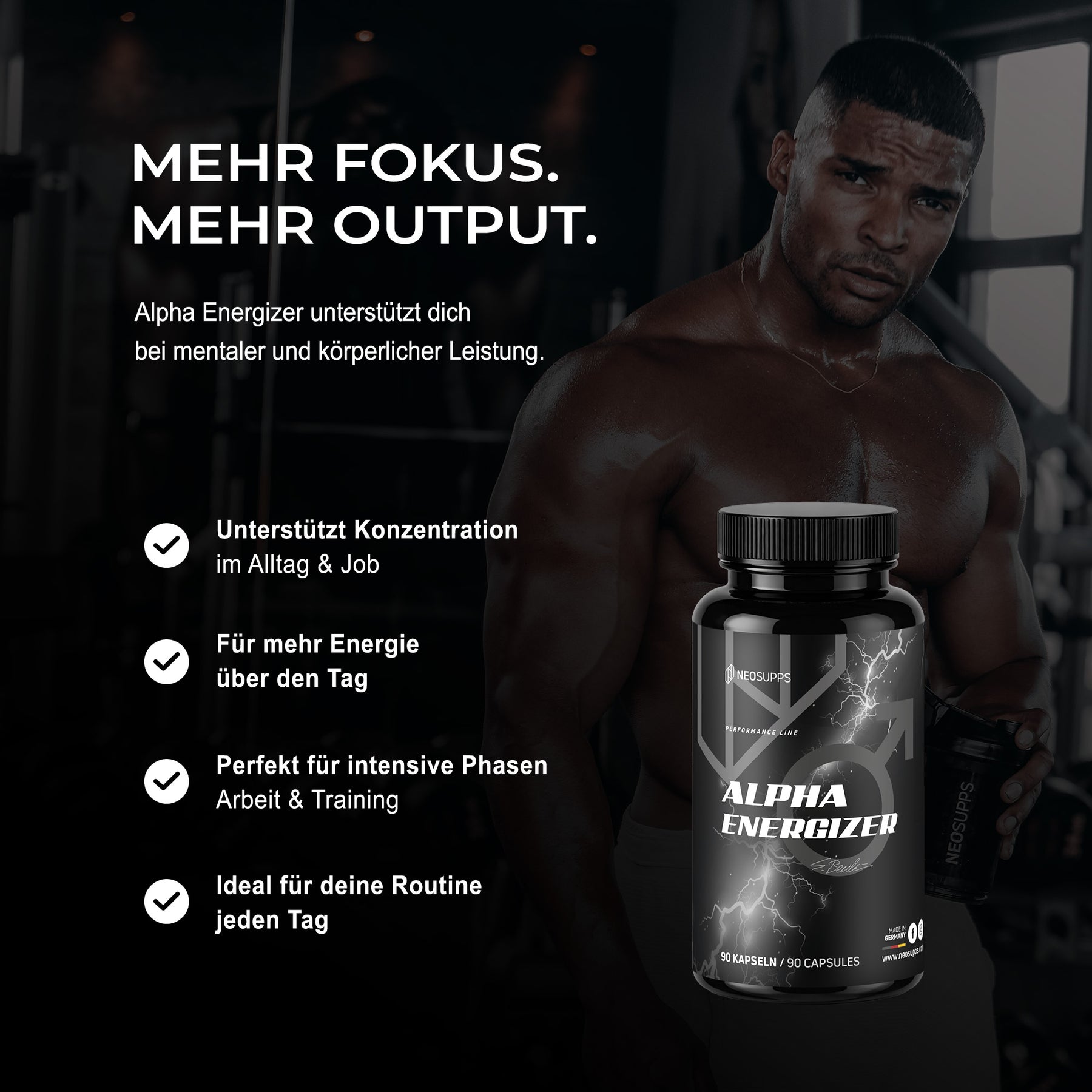 Alpha Energizer - 90 Kapseln