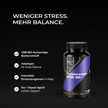 Ashwagandha KSM-66 - 90 Kapseln