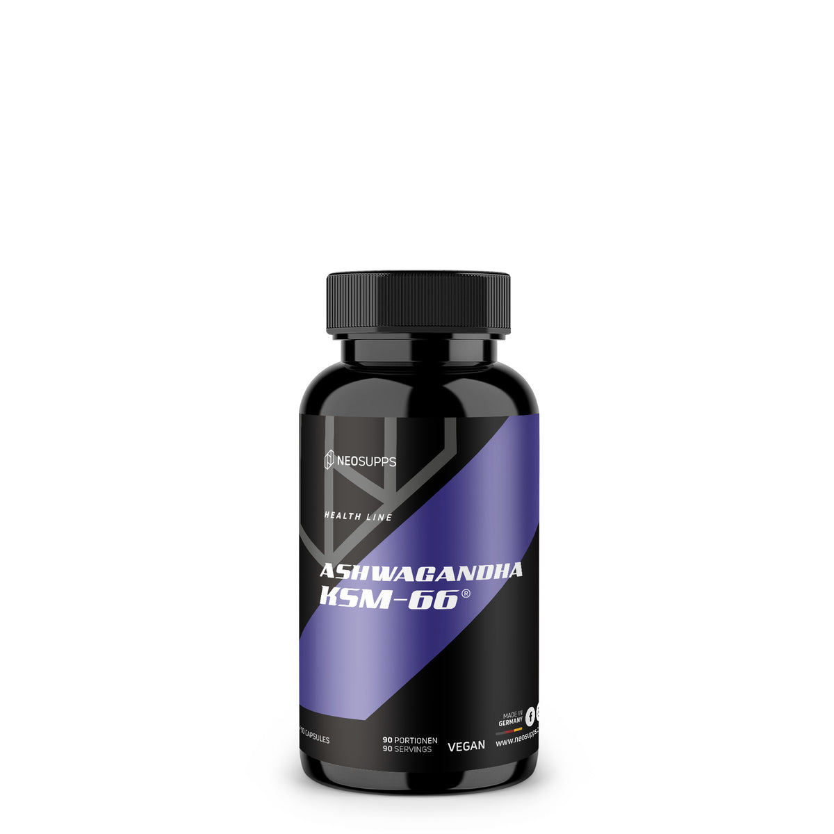 Ashwagandha KSM-66 - 90 Kapseln