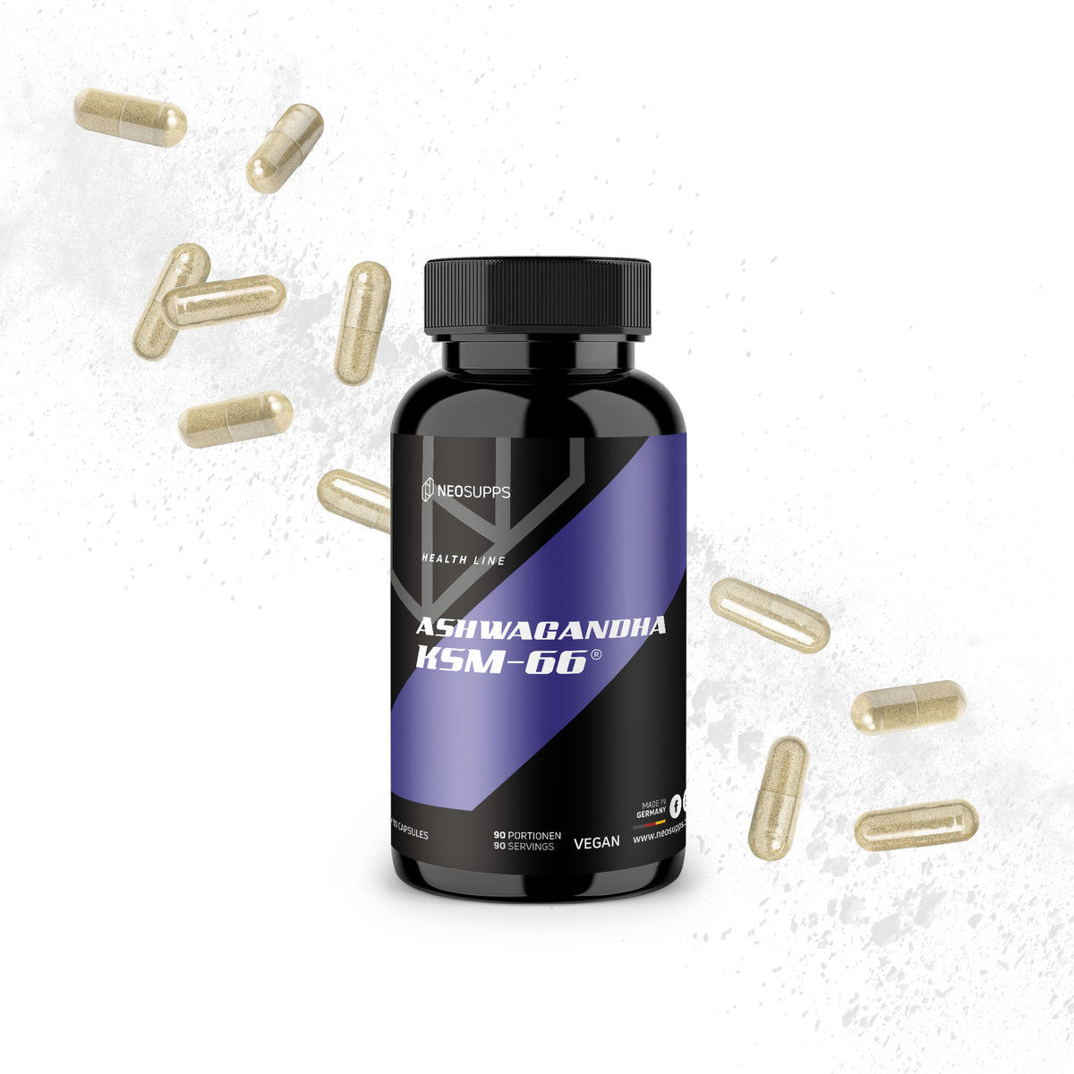 Ashwagandha KSM-66 - 90 Kapseln