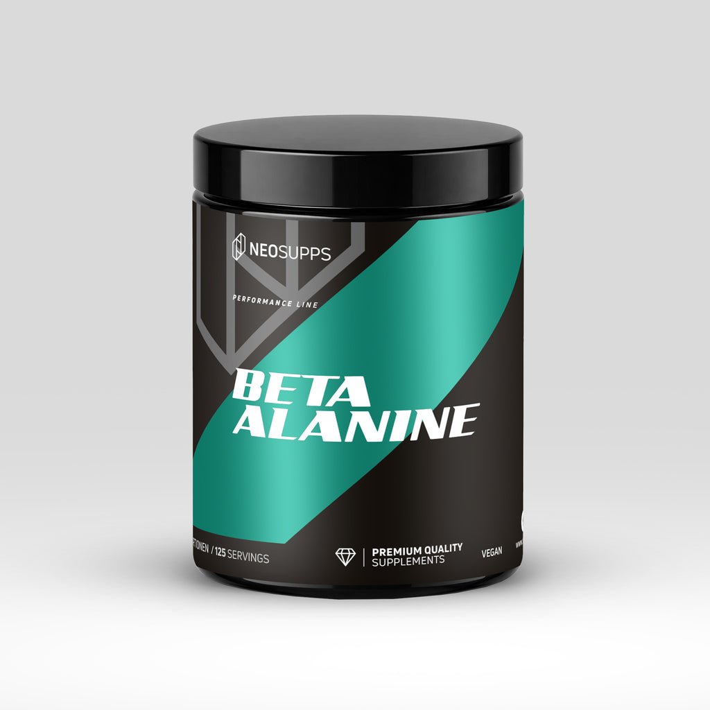 Neosupps Beta Alanin Pulver 500g, Hochdosierte Aminosäure, mehr Muskelausdauer Pulver, 500 g, verbesserte Kondition, weniger Muskelermüdung, pre workout