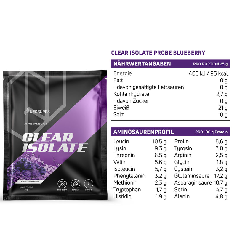 Clear Isolate - Blueberry, 25g Probe