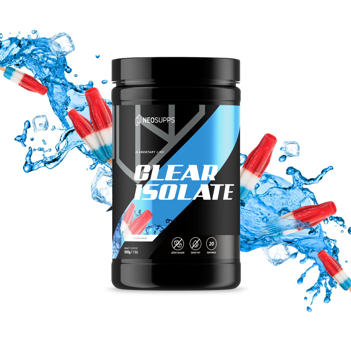 Clear Isolate - Ice Pop 500g