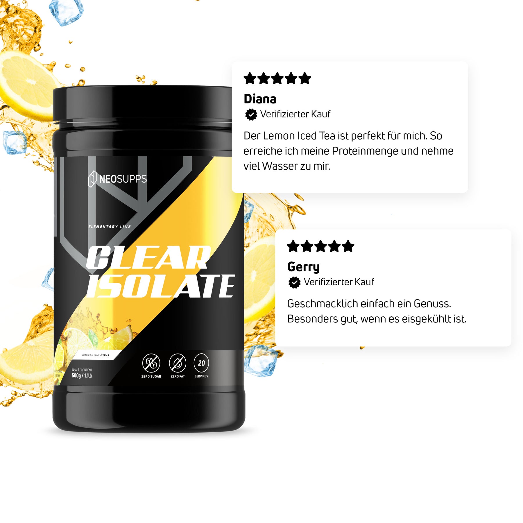 Clear Isolate - Lemon Ice Tea 500g