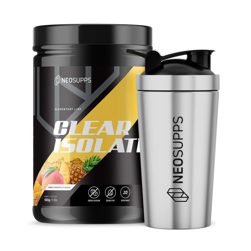 Clear Isolate & Steel Shaker Bundle