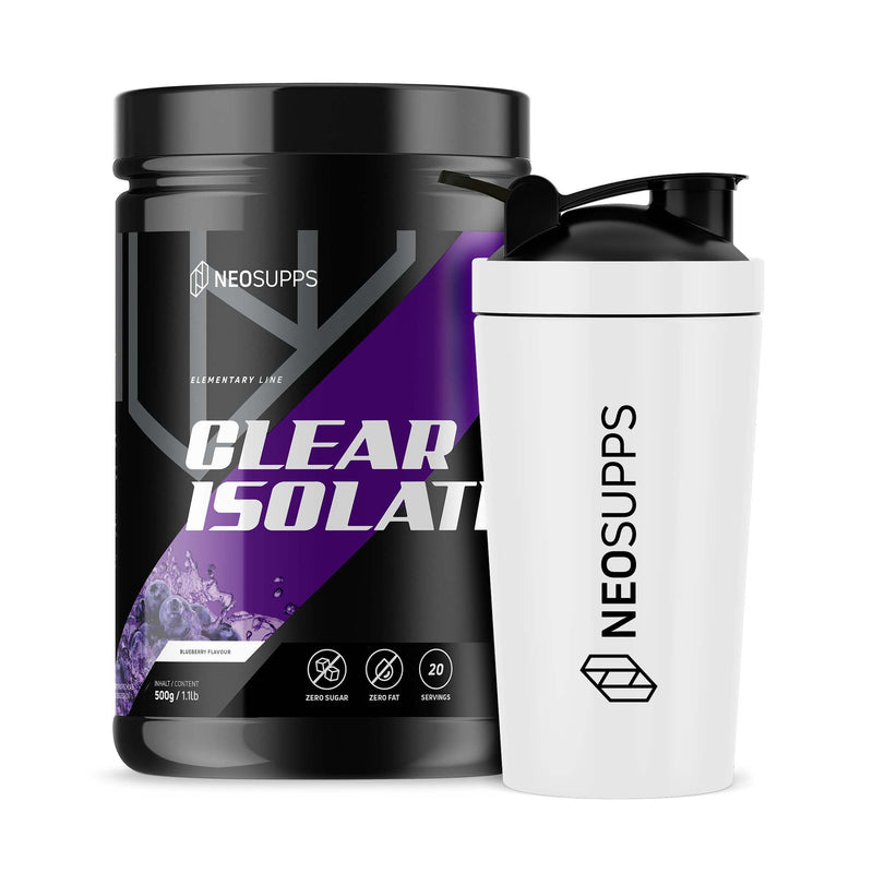 Clear Isolate & Steel Shaker Bundle