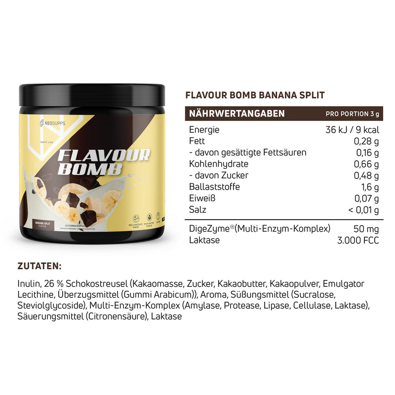 Flavour Bomb - Banana Split, 250g