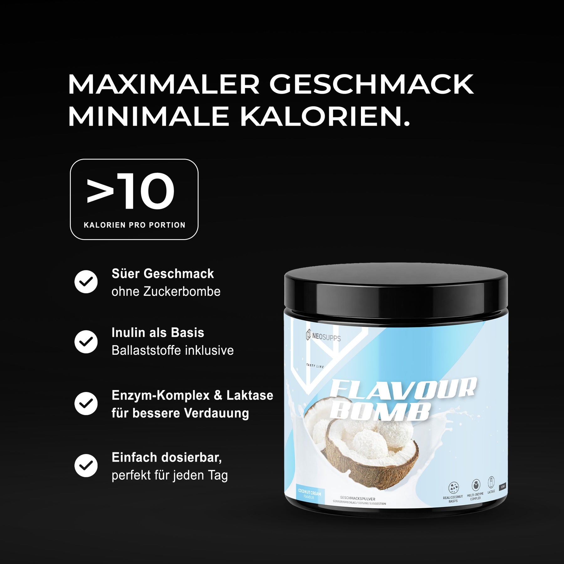 Flavour Bomb - Coconut Cream, 250g