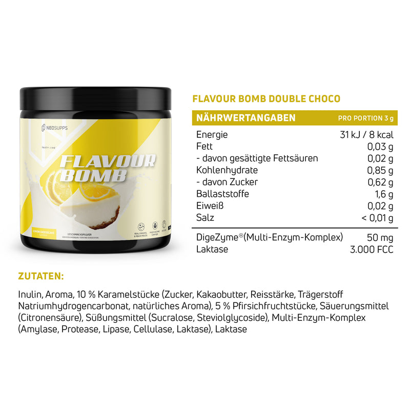 Flavour Bomb - Lemon Cheesecake, 250g