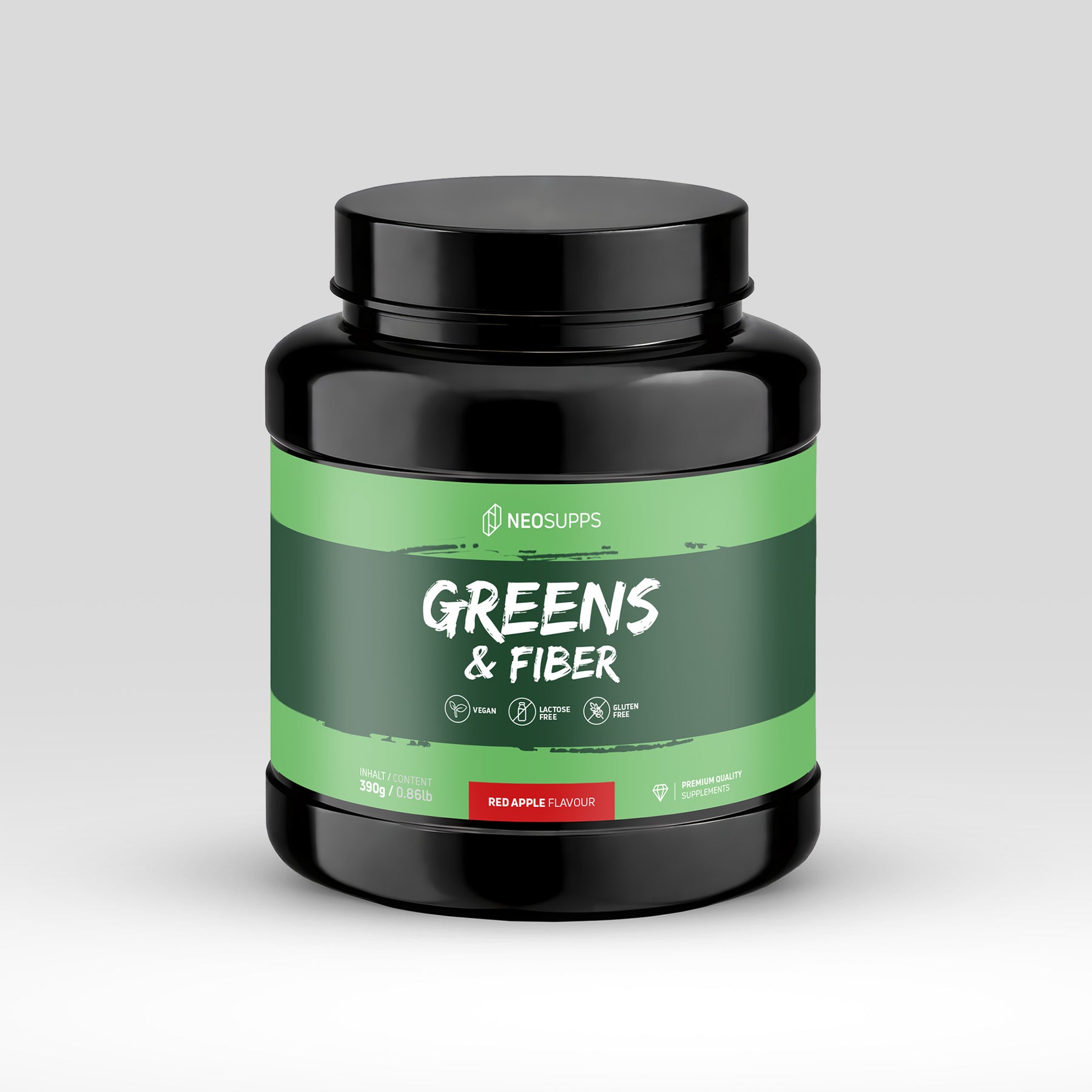 Greens & Fiber - Red Apple, 390g