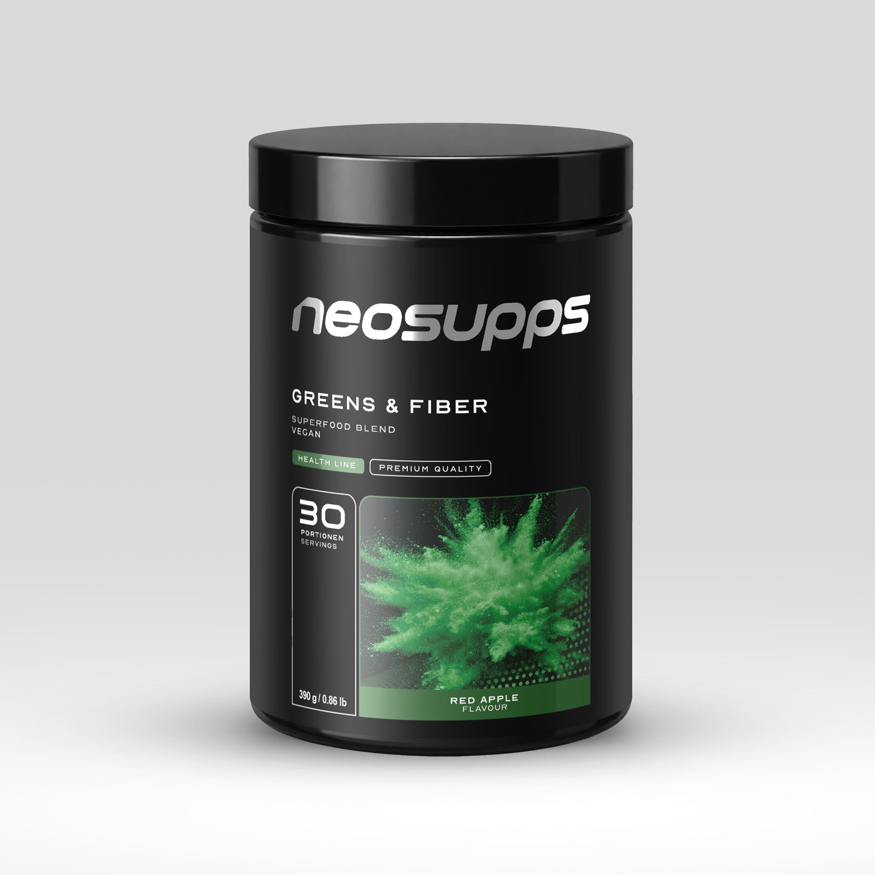Greens & Fiber - Red Apple, 390g