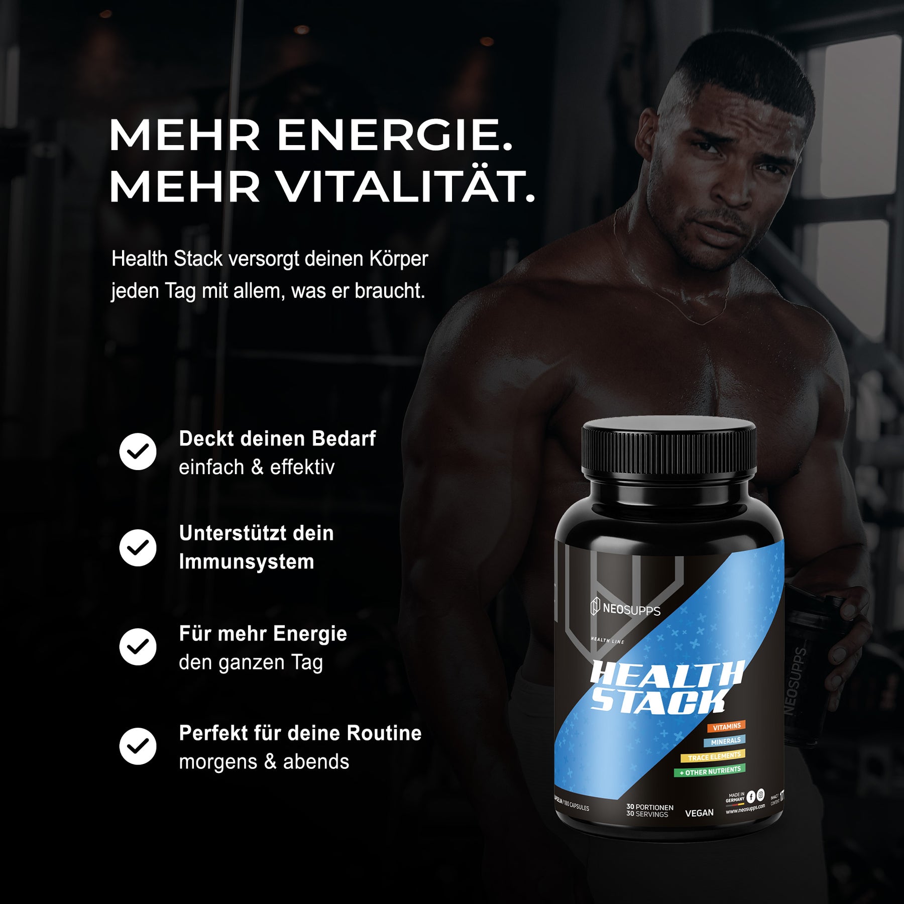 Health Stack - 180 Kapseln