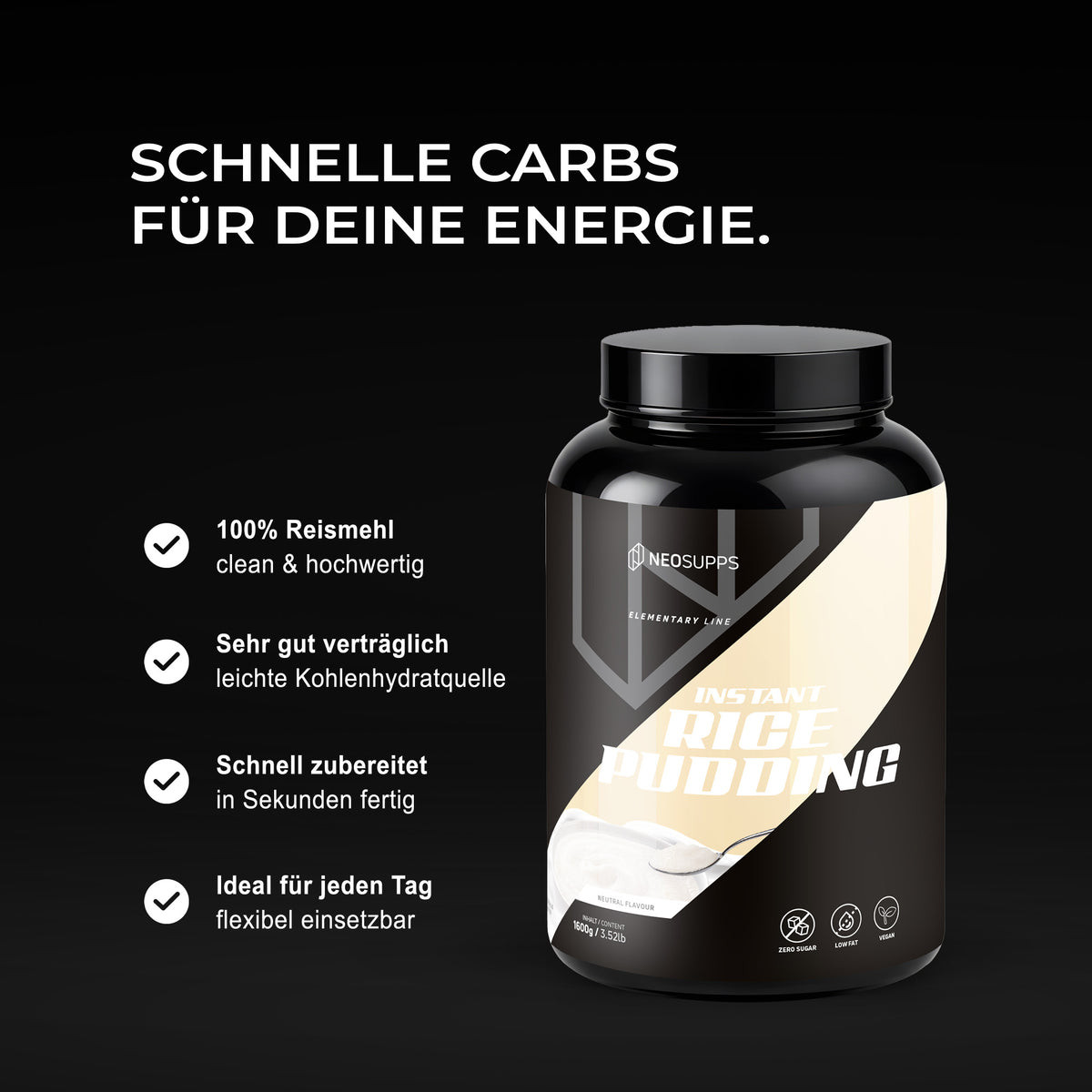 Instant Rice Pudding, 1600g