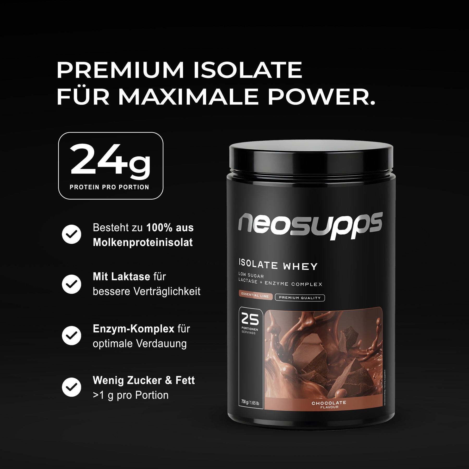 Isolate Whey - Chocolate 750g