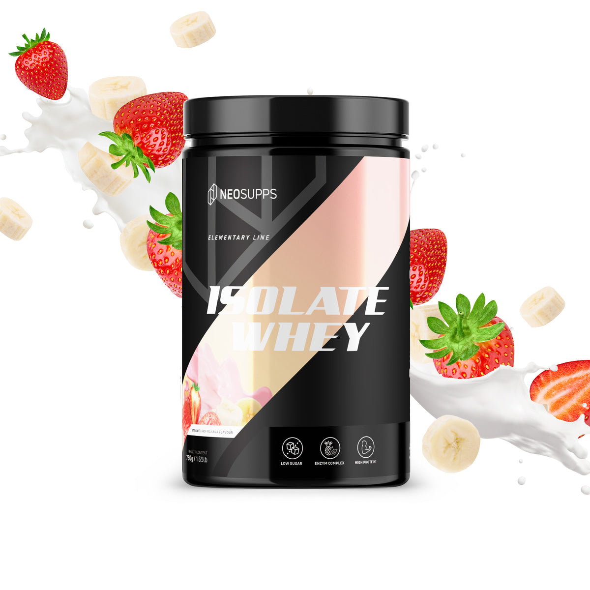 Isolate Whey - Strawberry-Banana 750g