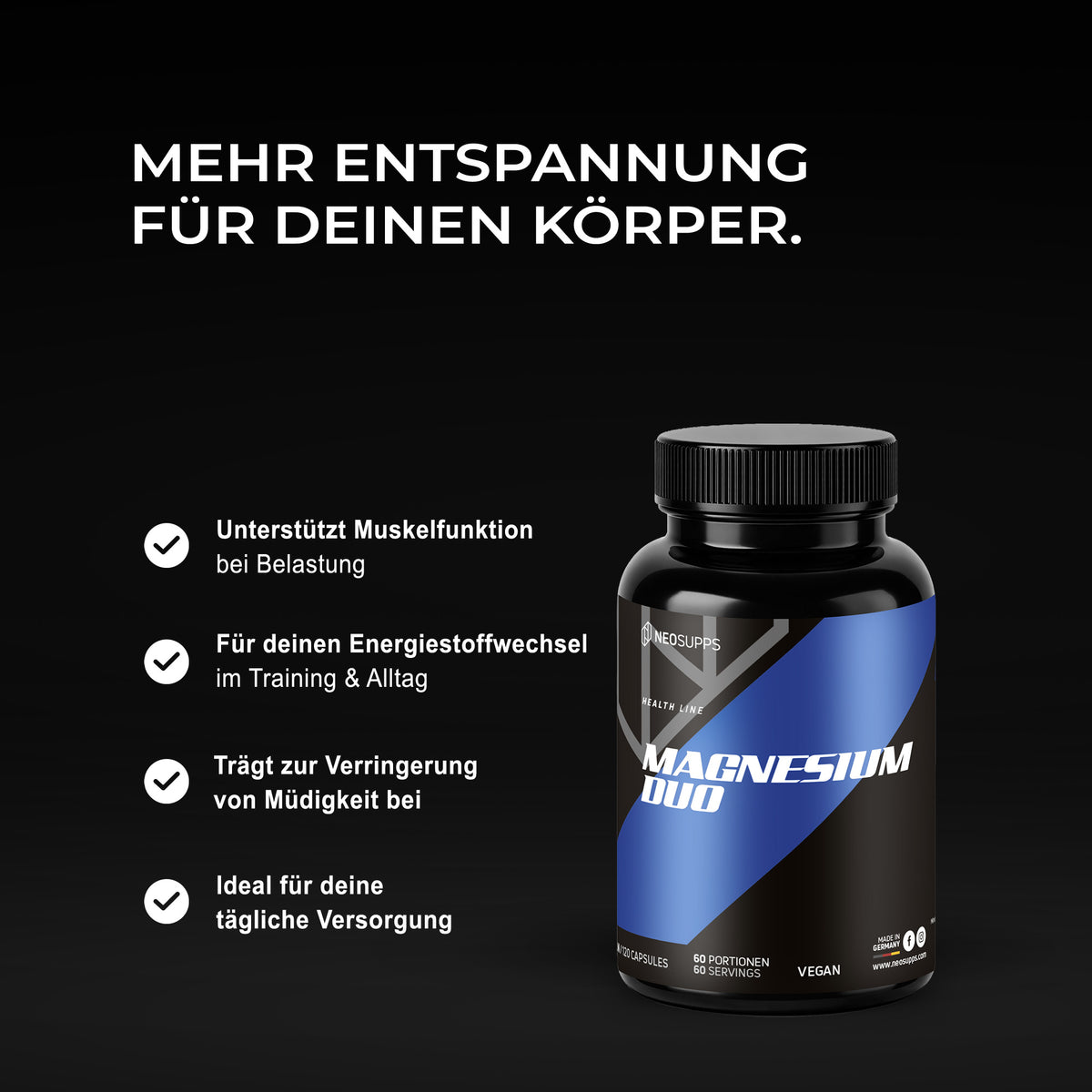 Magnesium Duo - 120 Kapseln