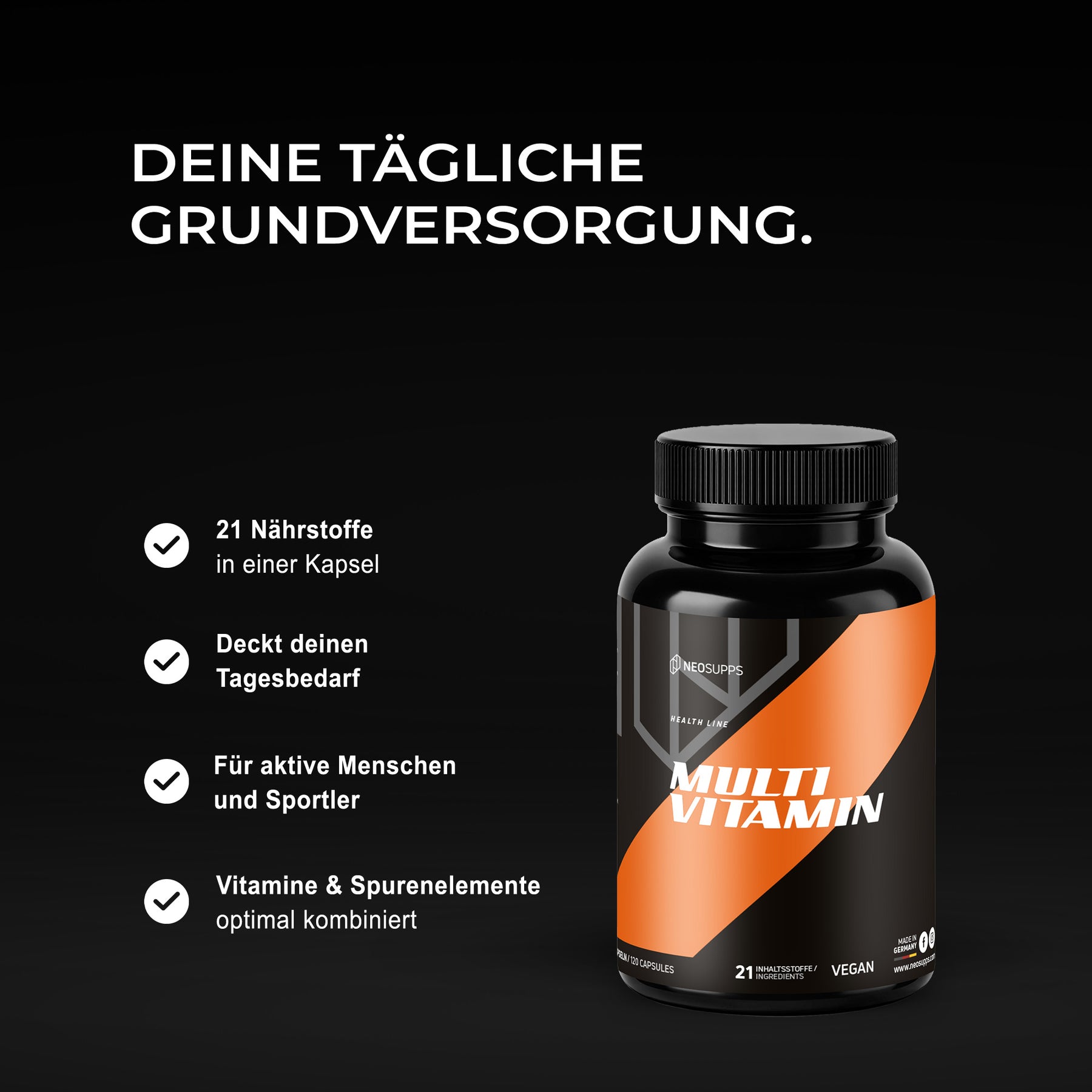 Multivitamin - 120 Kapseln
