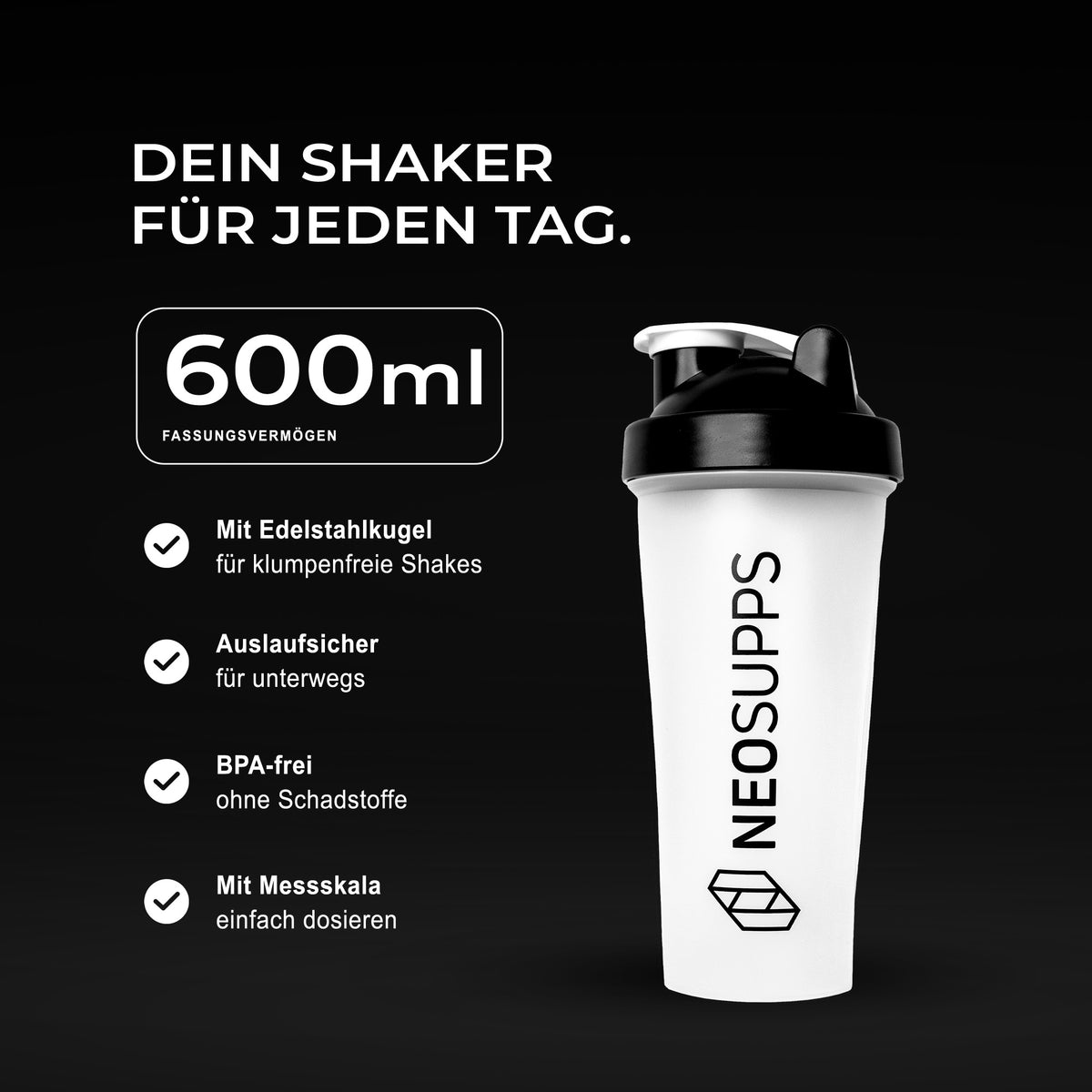 Neosupps Shaker 600ml