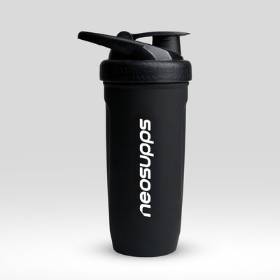 Neosupps Steel Shaker 700ml - Schwarz