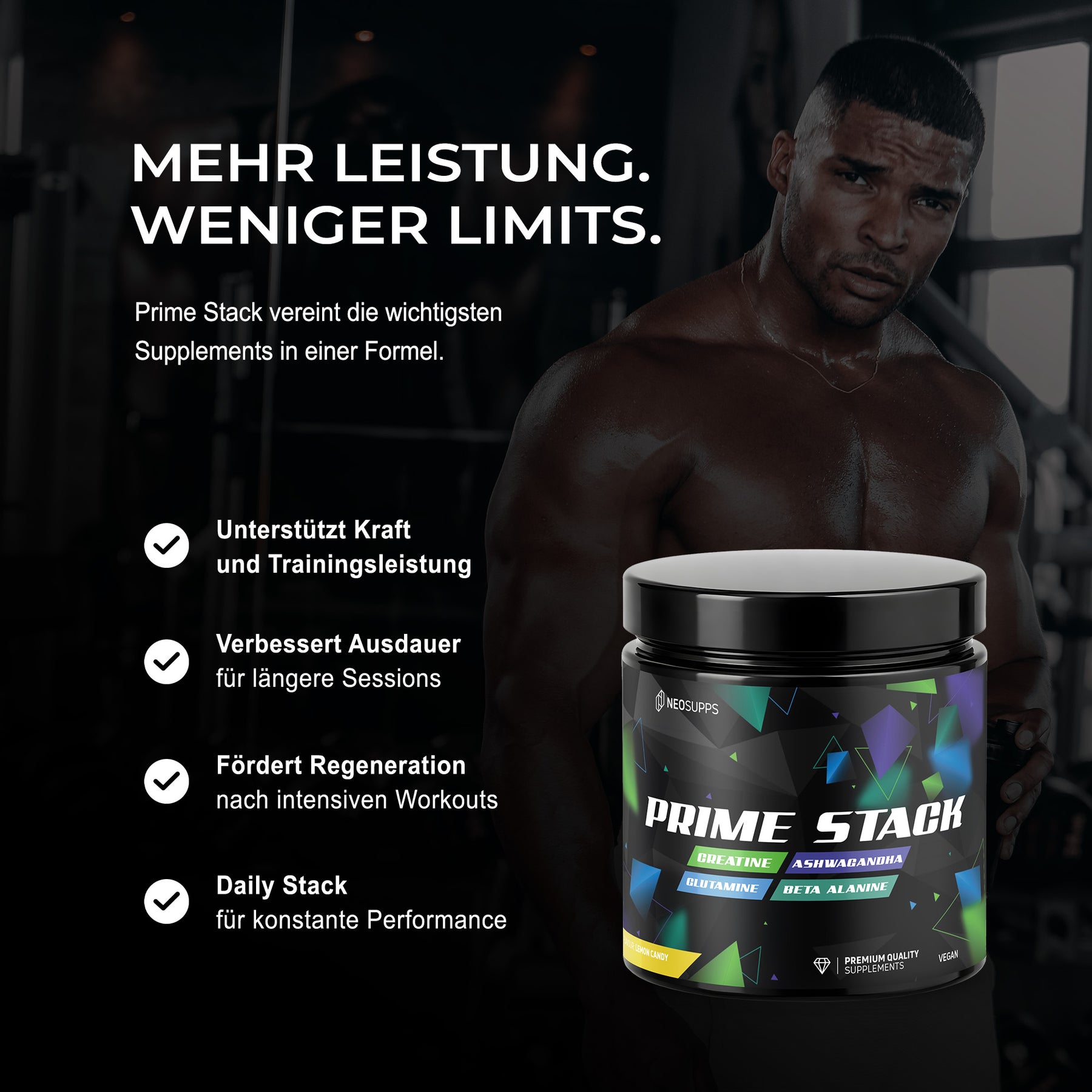 Prime Stack - Lemon Candy, 450g