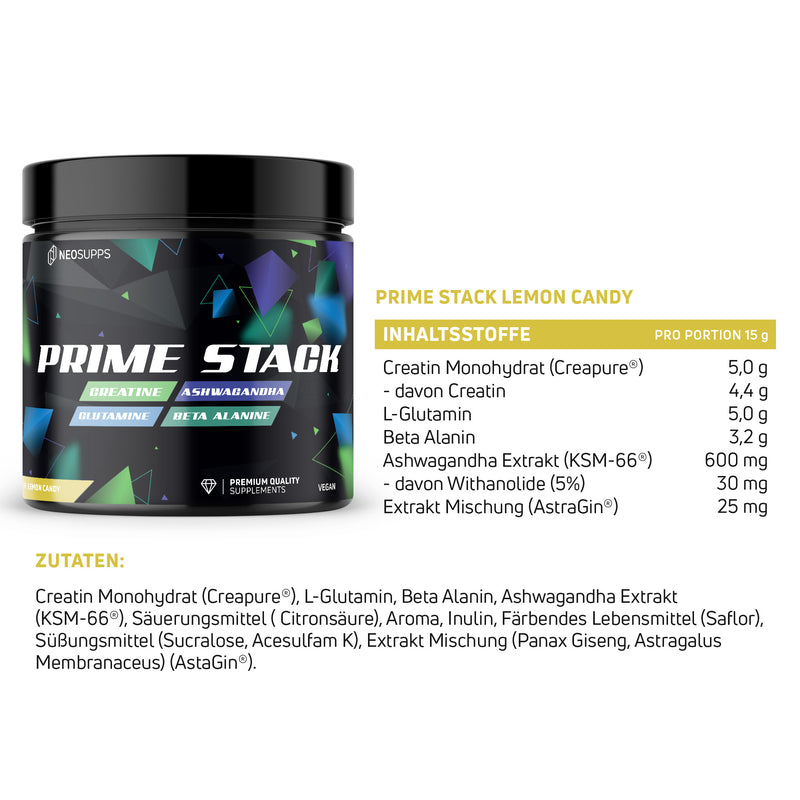Prime Stack - Lemon Candy, 450g