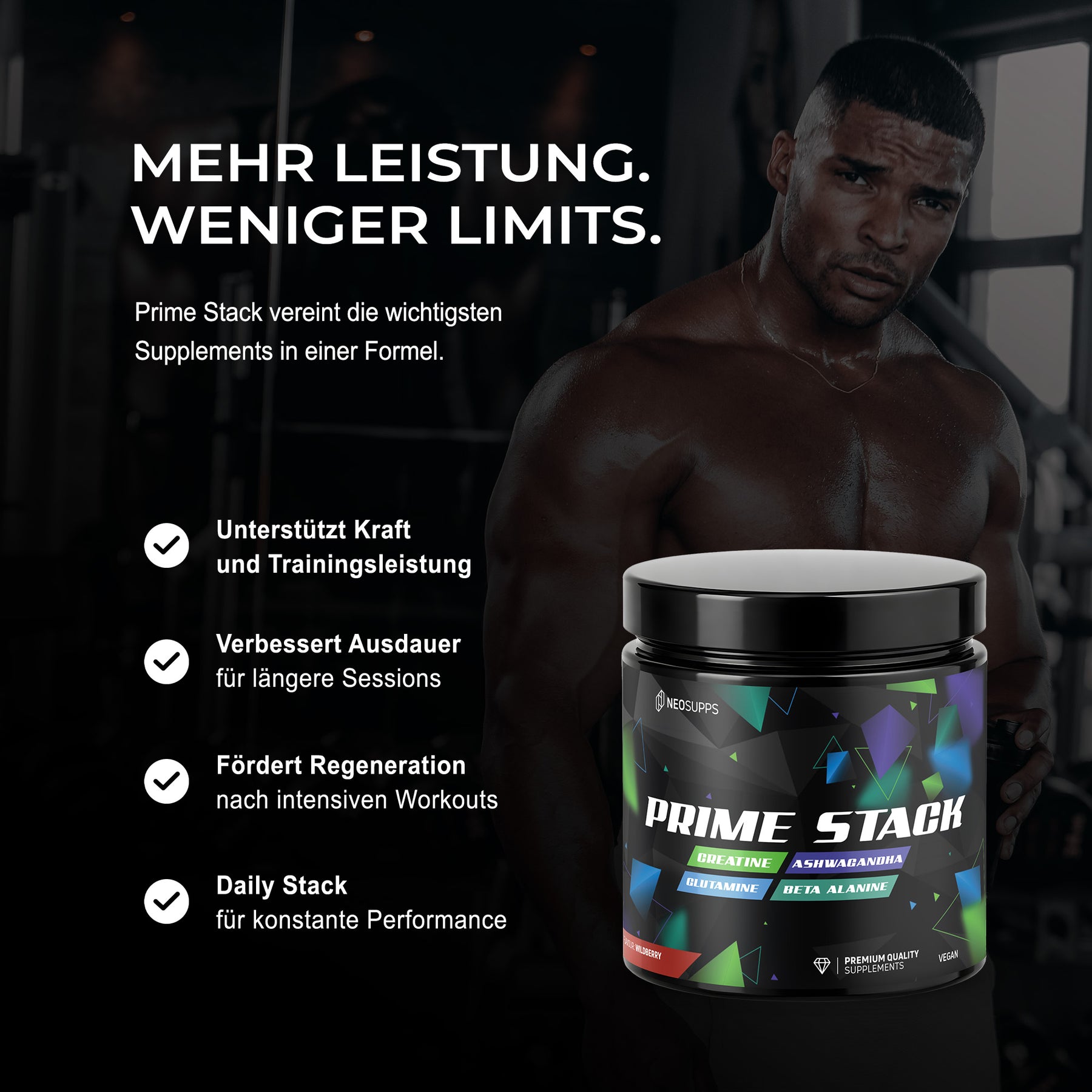 Prime Stack - Wildberry, 450g