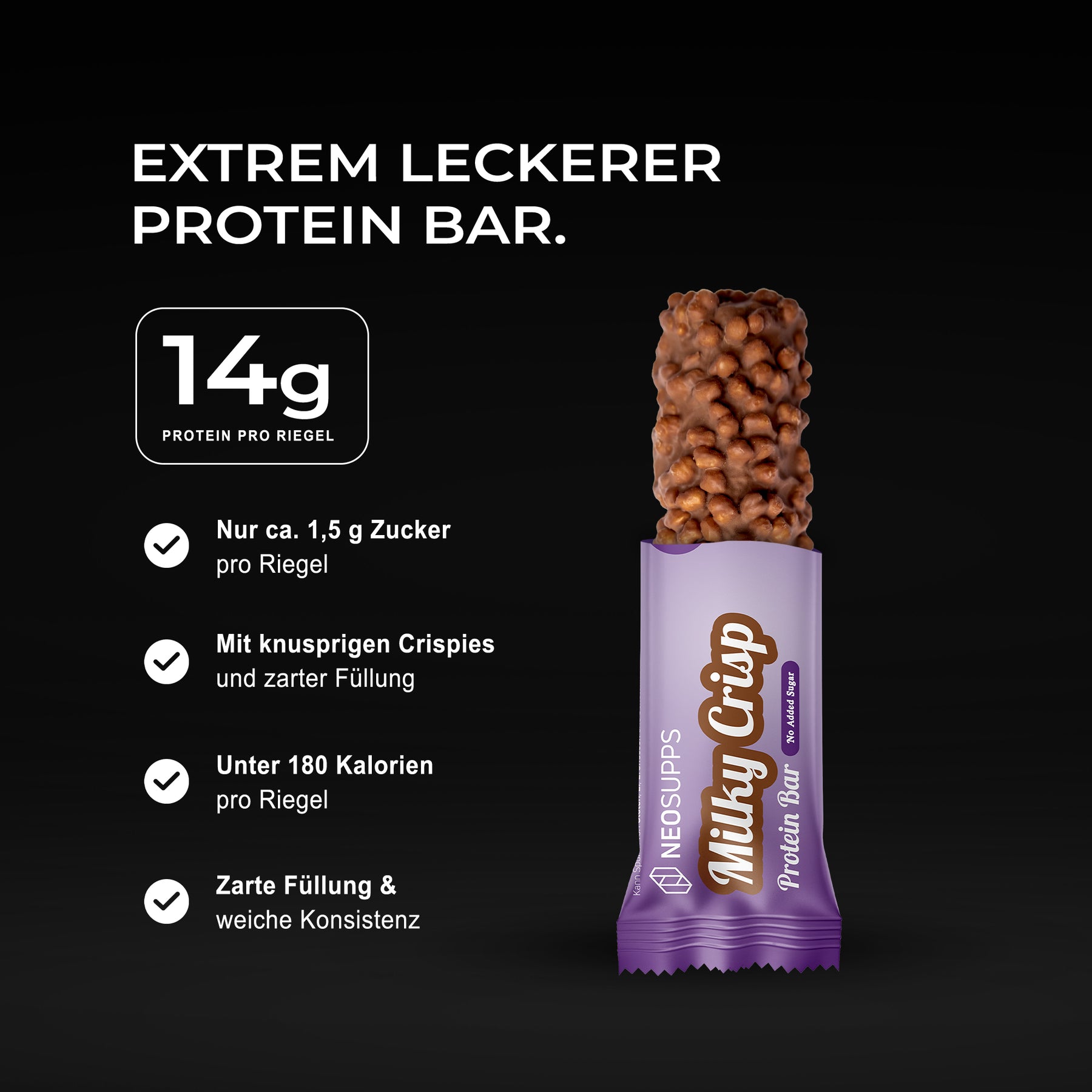 Protein Bar - Milky Crisp