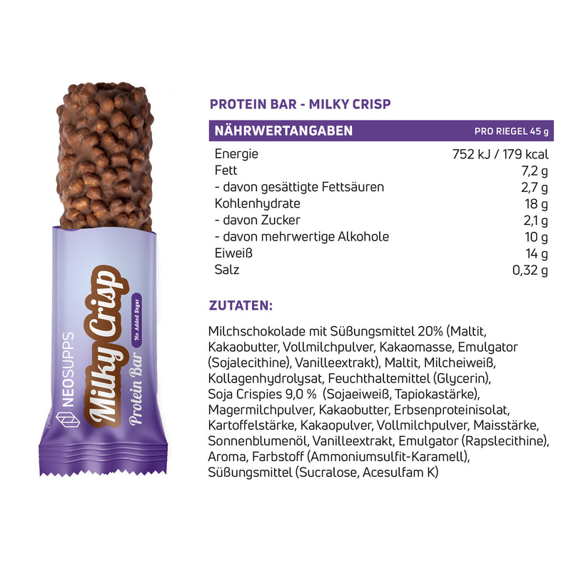 Protein Bar - Milky Crisp