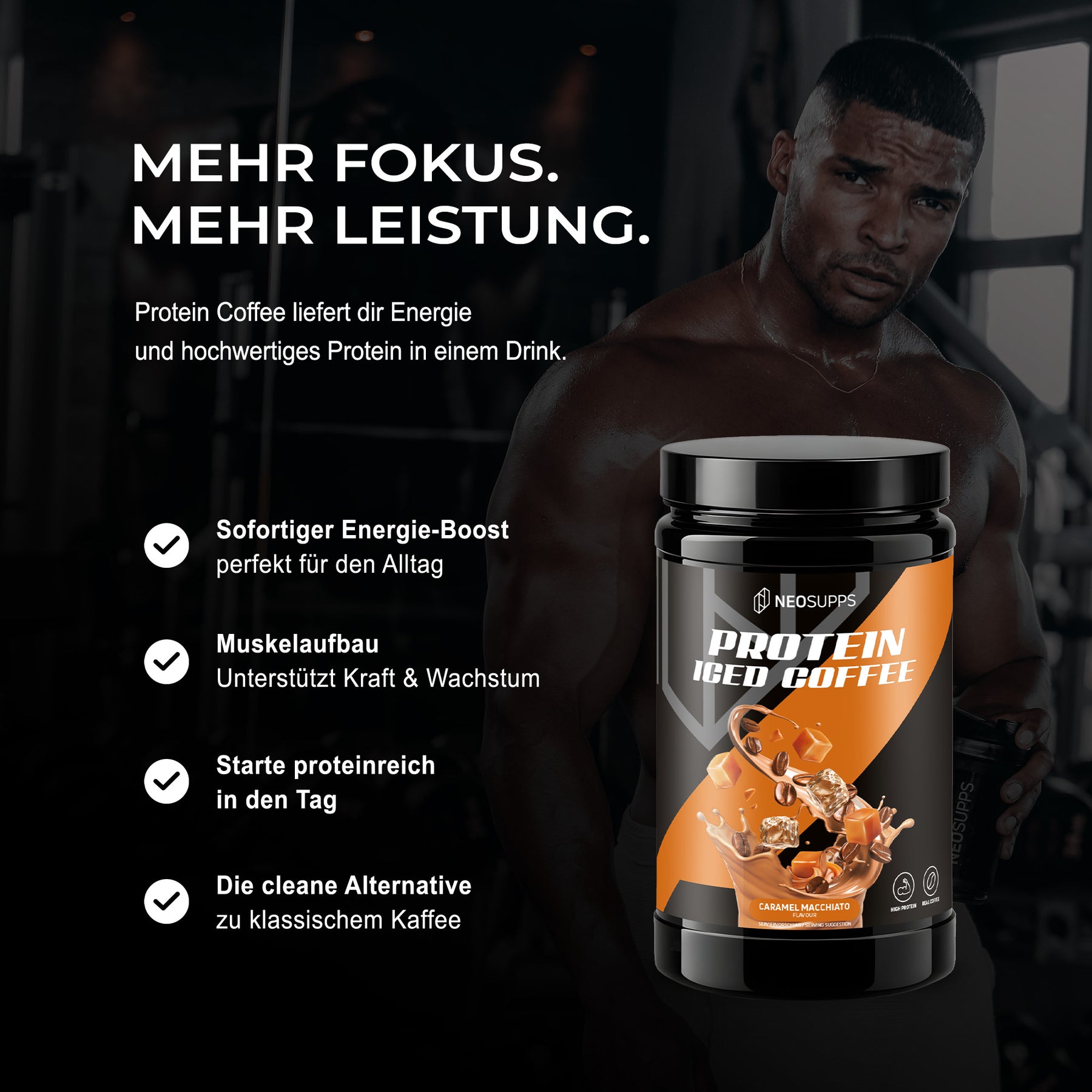 Protein Iced Coffee - Caramel Macchiato, 500g