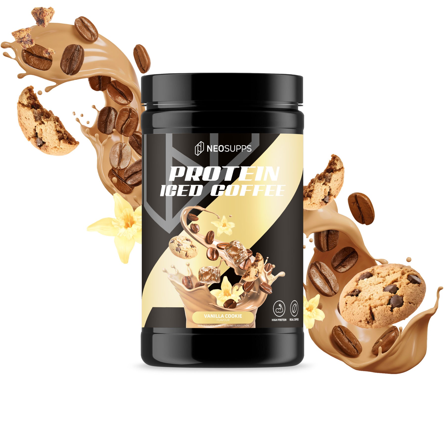 Protein Iced Coffee - Vanilla Cookie, 500g