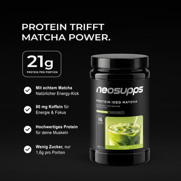 Protein Iced Matcha - Matcha Latte, 500g