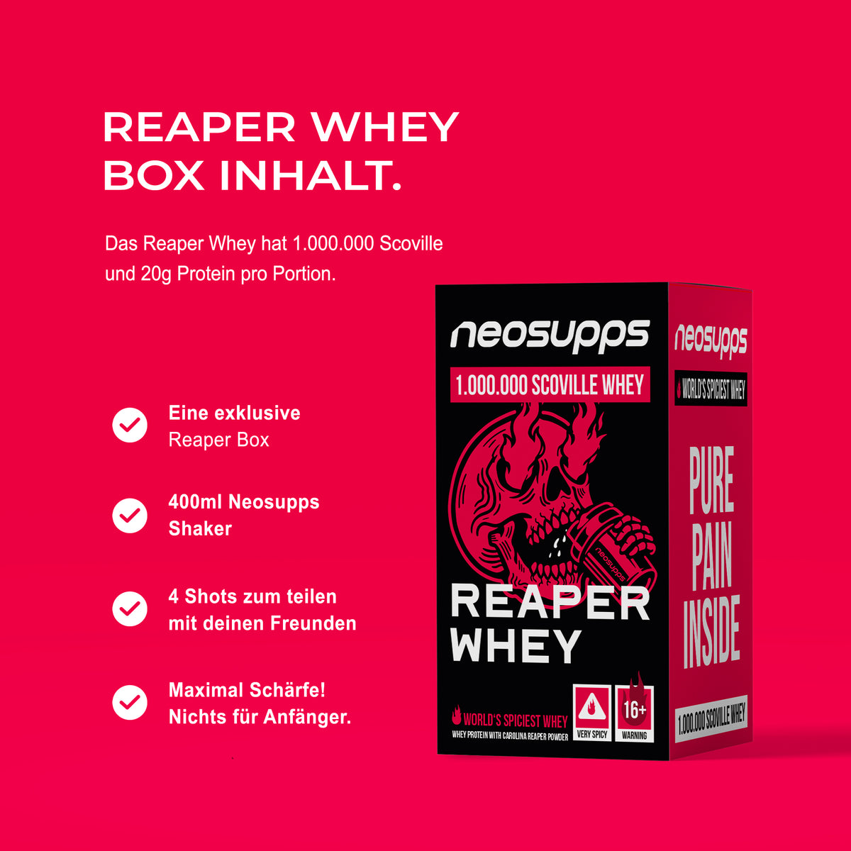 Reaper Whey - Carolina Reaper BOX