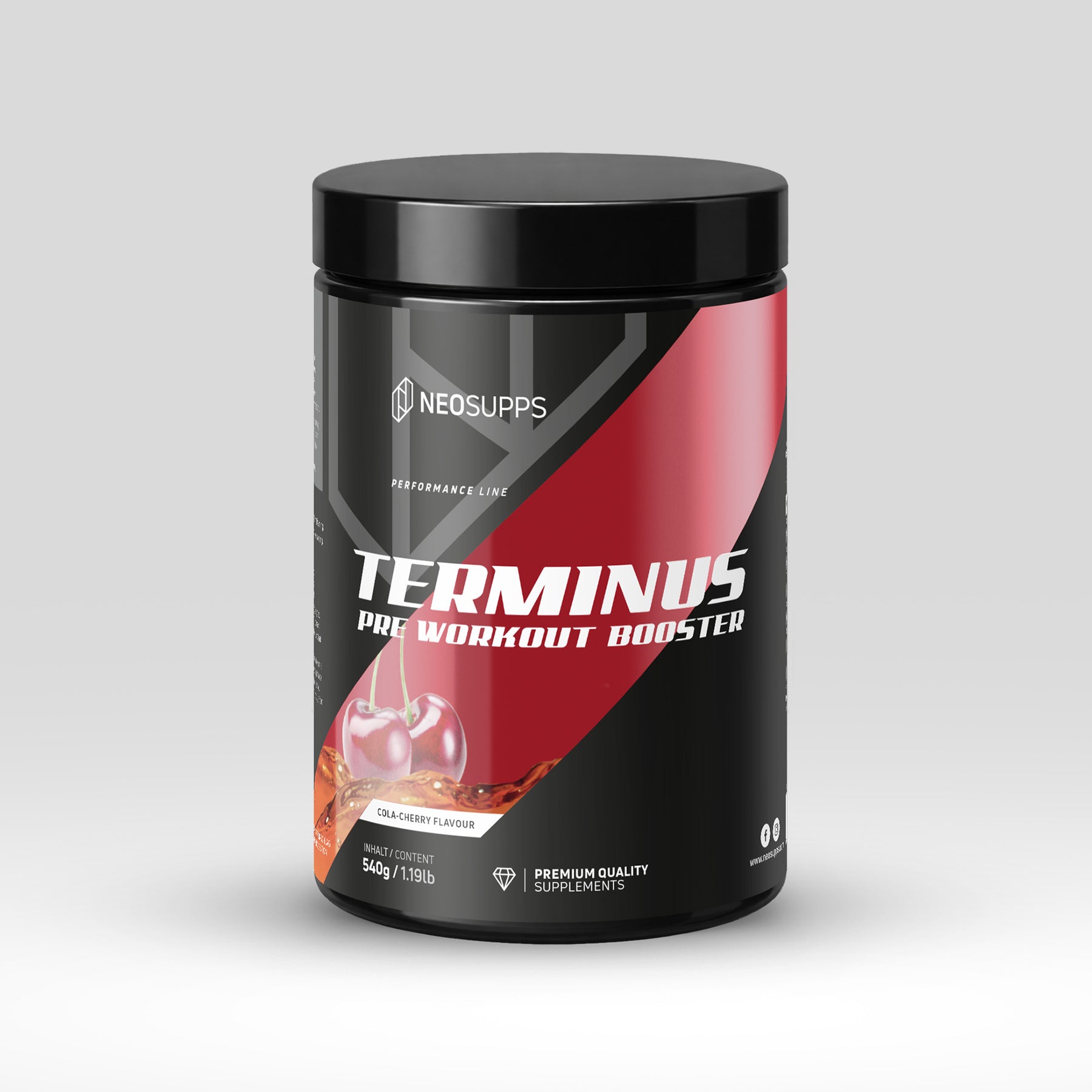 Terminus Booster - Cola-Cherry, 540g